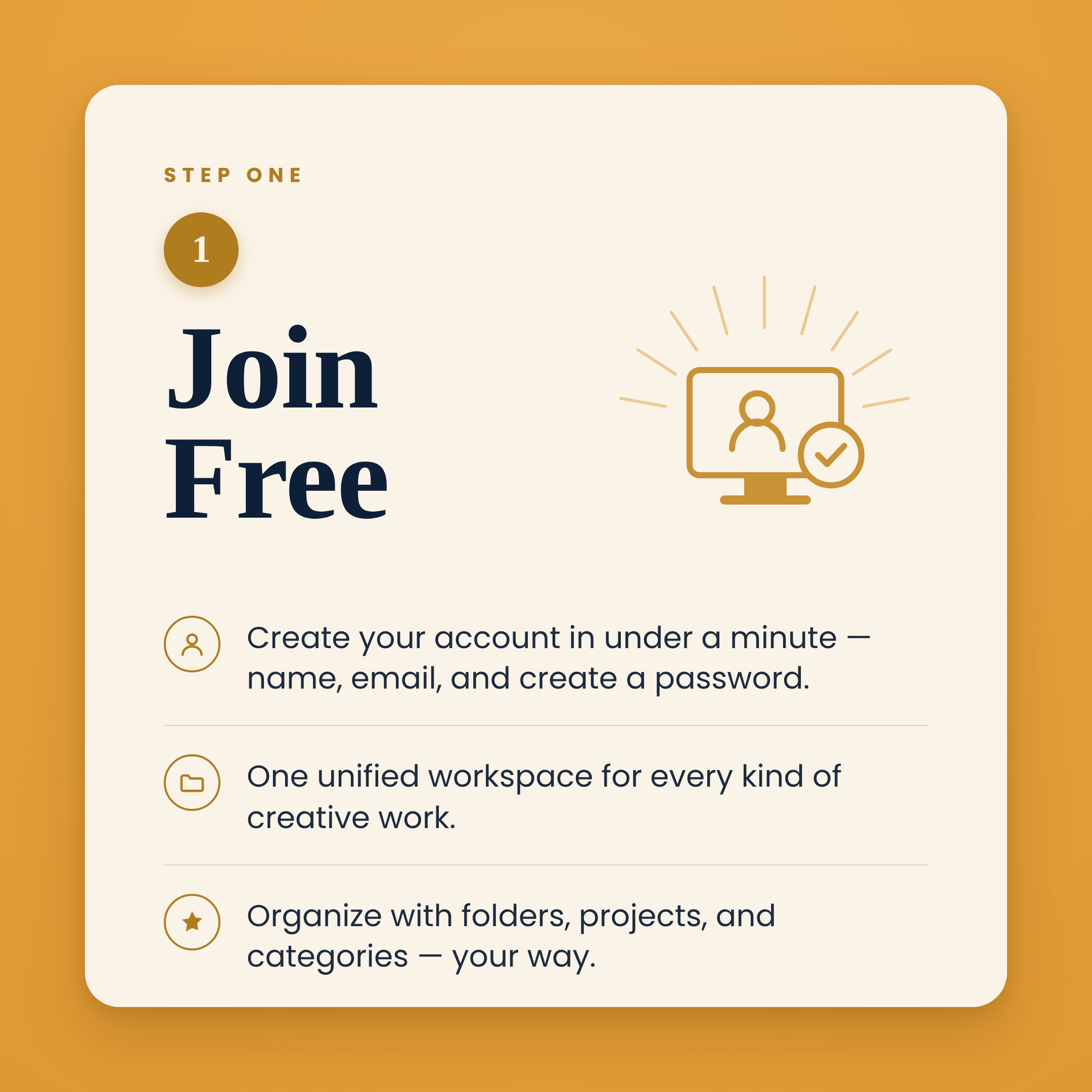 Illustration of joining Author-Vault